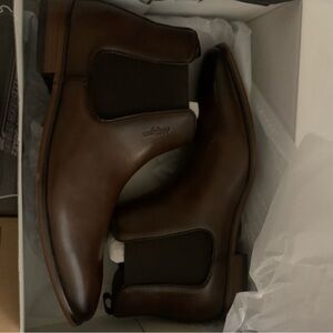 Tommy Hilfiger Brown Leather Chukka Chelsea Boots